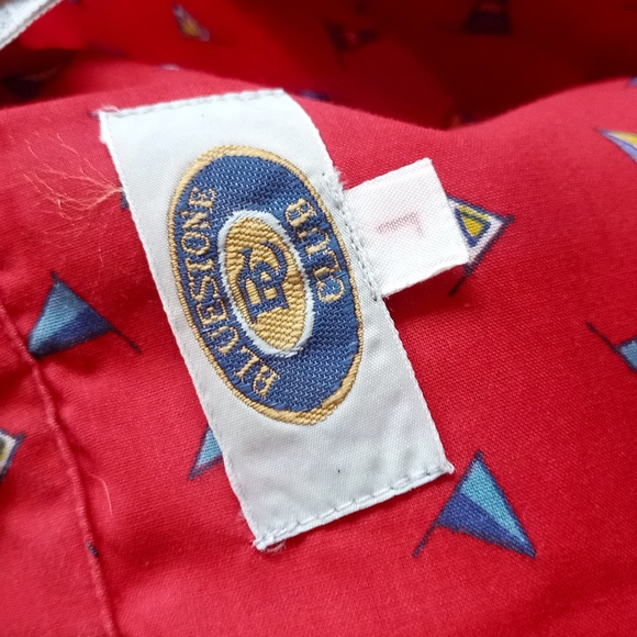 Vintage 90s Flag Button-Up T-Shirt - Picture 2 of 6